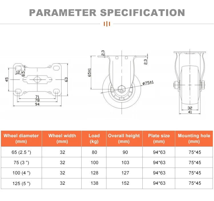light duty caster wheel (复制)